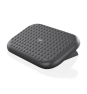 AISENS Reposapiés inclinable, Negro