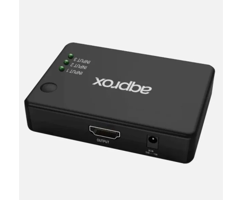 Approx APPC29V4 Switch 4K HDMI de 3 puertos