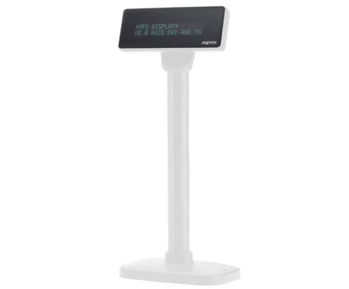 Approx appVFD01 Visor de Cliente VFD para TPV Blanco