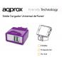 CARGADOR APPROX 2 PUERTOS USB APPUSBWALL21P