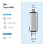 EWENT EW1075 MULTILECTOR TARJETAS USB 3.0 TIPO C/ TIPO A NEGRO