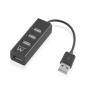 HUB EWENT USB 2.0 4 PUERTOS NEGRO EW1123