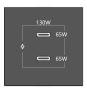 Kramer Electronics MC-2C130W(B) Negro