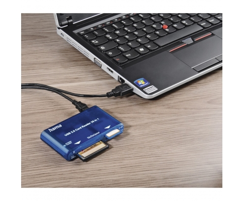 Hama Lector multitarjeta USB 