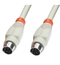 Lindy PS/2 1.0m cable ps/2 1 m Gris