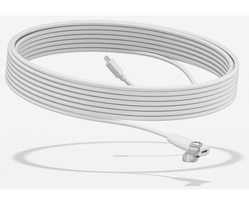 Logitech Rally Mic Pod cable de extension blanco