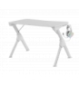Mars Gaming MGD Mesa gaming acero blanco