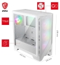 MSI MAG FORGE 320R AIRFLOW Micro Torre Blanco