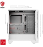 MSI MAG FORGE 320R AIRFLOW Micro Torre Blanco