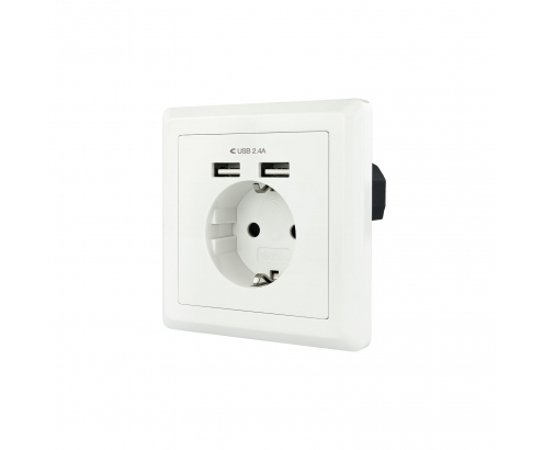 NANOCABLE 10.35.0010 ENCHUFE INTELIGENTE SCHUKO 2 USB