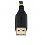 StarTech.com 1P10FFC-USB-SERIAL cable de serie Negro 3 m USB tipo A DB-9