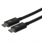 StarTech.com Cable de 0.8m Thunderbolt 3 USB-C 40Gbps - Compatible con Thunderbolt y USB - Negro