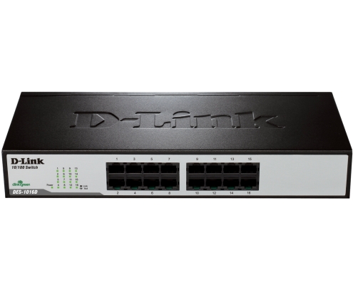 SWITCH D-LINK 16PTOS 10/100 DES-1016D