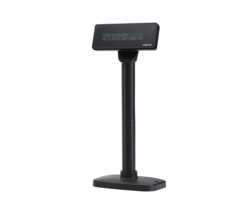 Approx appVFD01 Visor de Cliente VFD para TPV Negro